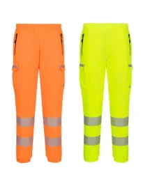 Pantaloni da Lavoro Portwest Alta Visibilità Sports Combat Joggers KX348 Multitasche