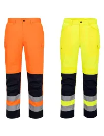 Pantaloni da Lavoro Portwest Alta Visibilità T143 Stretch Multitasche