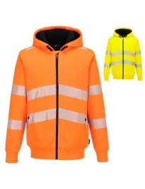 Felpa da Lavoro Portwest Alta Visibilità PW321 Con Cappuccio