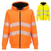 Felpa da Lavoro Portwest Alta Visibilità PW321 Con Cappuccio