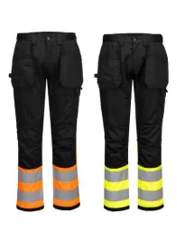 Pantaloni da Lavoro Portwest Alta Visibilità Holster CD858 Stretch Multitasche
