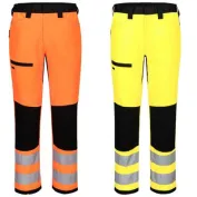 Pantaloni da Lavoro Portwest Alta Visibilità Service WX2 CD857 Multitasche Stretch