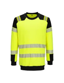 Felpa da Lavoro Portwest Alta Visibilità FR707 Ignifuga Antistatica Anticalore