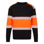 Felpa da Lavoro Portwest Alta Visibilità FR737 Ignifuga Antistatica Anticalore