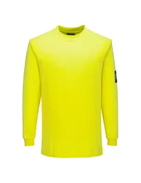 T-shirt da Lavoro Portwest FR806 Ignifuga Antistatica Manica Lunga Anticalore