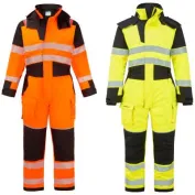 Tuta da Lavoro Portwest Alta Visibilità FR516 Multitasche Ignifugo Impermeabile