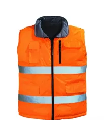 Gilet Da Lavoro Coverguard Hi-Way 7HWGO Reversibile Alta visibilità