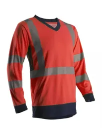 T-shirt Da Lavoro Coverguard Maniche Lunghe Suno 7SUNR Alta Visibilità