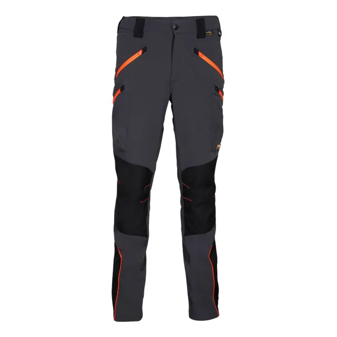 Fuori tutto - Pantaloni da Lavoro Multitasche Stretch Cofra Velten V621-0-04 Taglia 46 Colore Nero Lime