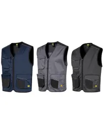 Gilet da Lavoro Stretch Multitasche Zip Intera Diadora Utility Vest Mover 2.0 702.183060