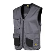 Gilet da Lavoro Stretch Multitasche Zip Intera Diadora Utility Vest Mover 2.0 702.183060