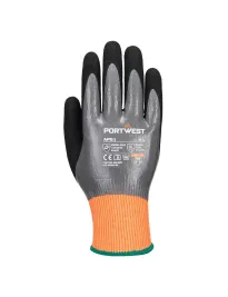 12 pezzi - Guanti da Lavoro Portwest AP51 Antitaglio Rivestiti in Nitirle