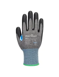 12 Pezzi - Guanti da Lavoro Portwest A644 Antitaglio Rivestiti in Nitrile