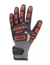 5 Paia - Guanti Da Lavoro Coverguard  in Nitrile Eurocut Impact 200 1CHIC30