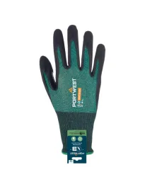 12 Pezzi - Guanti da Lavoro Portwest APR15 Rivestiti in Nitrile Ecologici Touchscreen