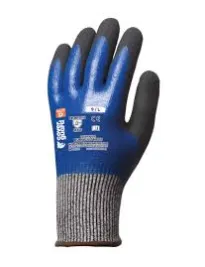 5 Paia - Guanti Da Lavoro Coverguard In Nitrile Eurocut N505 1CRAN Antitaglio