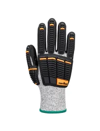 12 Pezzi - Guanti da Lavoro Portwest A718 Antitaglio Anticalore Rivestiti in Nitrile