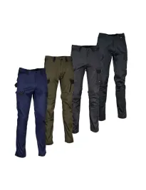 Fuori tutto - Pantaloni da Lavoro Multitasche Cofra stretch Nayba V617-0-05 Taglia 52 Colore Nero