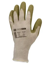 10 Paia - Guanti Da Lavoro Coverguard In Lattice Euroheat  1HEFR0P Rischi Meccanici