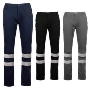 Pantaloni da Lavoro Payper AY 7355 Alta Visibilità Engine Stretch Reflex Multitasche