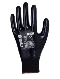 12 - Paia Guanti Da Lavoro Coverguard In Nitrile Eurolite 1NISB00 Rischi meccanici