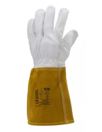 10 Paia - Guanti Da Lavoro Coverguard In Pelle Euroweld 1WEL10 Saldatore