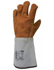 10 Paia - Guanti Da Lavoro Coverguard In Pelle Euroweld 1WEL25 Saldatore