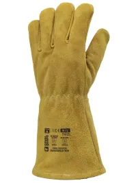 12 Paia - Guanti Da Lavoro Coverguard In Pelle Euroweld 1WEL300 Saldatore