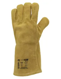 12 Paires - Gants De Travail Coverguard En Cuir Euroweld 1WEL330 Soudeur