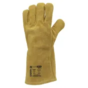 12 Paires - Gants De Travail Coverguard En Cuir Euroweld 1WEL330 Soudeur