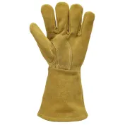 12 Paires - Gants De Travail Coverguard En Cuir Euroweld 1WEL330 Soudeur