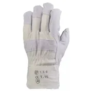 120 Pezzi - Guanti Da Lavoro Coverguard In Pelle Eurostrong MO150 Rischi Meccanici