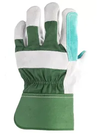 60 Pezzi - Guanti Da Lavoro Coverguard In Pelle Eurostrong MO154 Rischi Meccanici