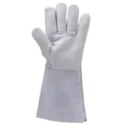 12 Paia - Guanti Da Lavoro Coverguard In Pelle Euroweld MO2524 Saldatore