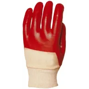 10 Paia - Guanti Da Lavoro Coverguard In PVC Eurostrong MO3420 Rischi Meccanici