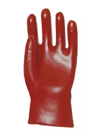 10 Paia - Guanti Da Lavoro Coverguard In PVC Eurostrong MO3520 Rischi Meccanici