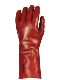 10 Paia - Guanti Da Lavoro Coverguard In PVC Eurostrong MO3620 Rischi Meccanici