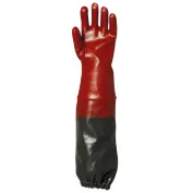 6 Paia - Guanti Da Lavoro Coverguard In PVC Eurochem MO3669 Rischio Chimico