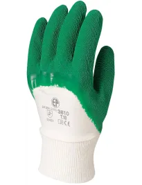 12 Paia - Guanti Da Lavoro Coverguard In Lattice Eurostrong MO3810 Rischi Meccanici