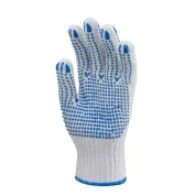 12 Paia - Guanti Da Lavoro Coverguard In Cotone Eurostrong MO4350 Rischi Meccanici