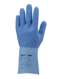 12 Paia - Guanti Da Lavoro Coverguard In Lattice Eurodip MO5220 Rischio Chimico