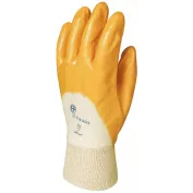 10 Paia - Guanti Da Lavoro Coverguard In Nitrile Eurostrong MO9310 Rischi Meccanici