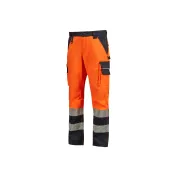 Pantaloni da Lavoro Alta Visibilità Multitasche Stretch U-Power Brillo WHL381