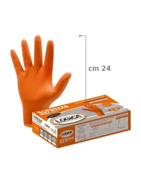 Guanti da lavoro in Nitrile Logica SUPREM8 - Conf. da 50 Pezzi