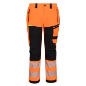 Pantalone da Lavoro Portwest Alta Visibilità DX448 Multitasche Impermeabili