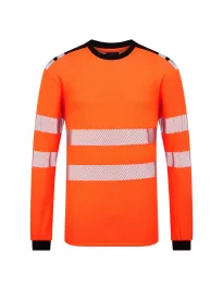 Maglia da Lavoro Portwest FR736 Alta Visibilità Manica Lunga Ignifuga