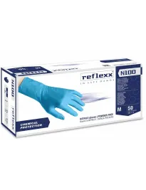 Guanti in Nitrile Reflexx N100 senza polvere