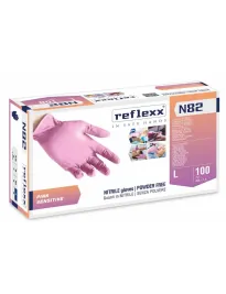 Guanti in Nitrile Reflexx N82 senza polvere