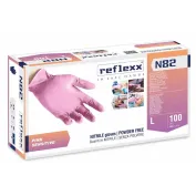 Guanti in Nitrile Reflexx N82 senza polvere