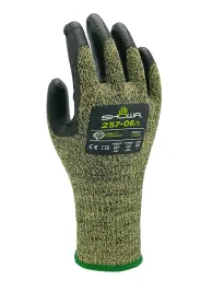 12 Paia - Guanti Showa rivestito in Nitrile Antitaglio 257